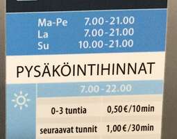Ratina, Koskikeskus ja Tampere-talo – pysäköi...