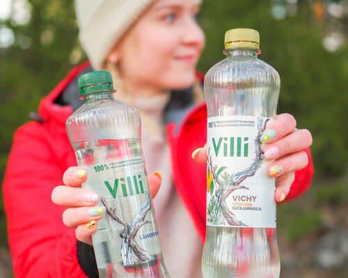 Uudet Villi-juomat – pullo 100% kierrätysmuov...