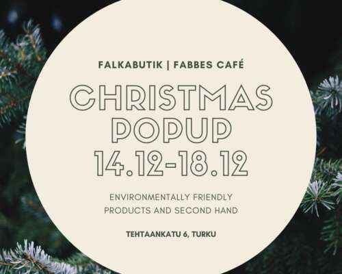 Falkabutik jul-POPUP på Fabbes Café