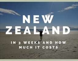 Costs of 3 weeks in New Zealand