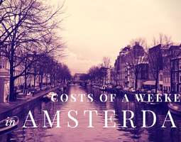 Costs of a weekend in Amsterdam