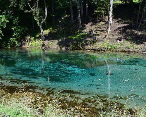 Luonnon voimapaikat – Blaue Quelle, sinistä e...