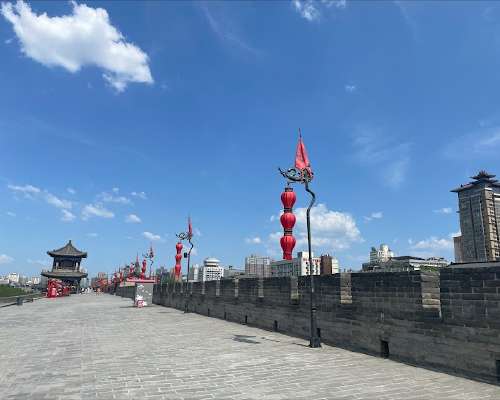 Xi’anin vanhan kaupungin muurilla