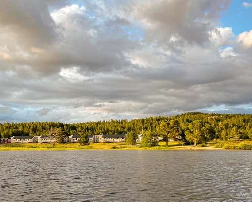 Soutelua Øvrevann-järvellä