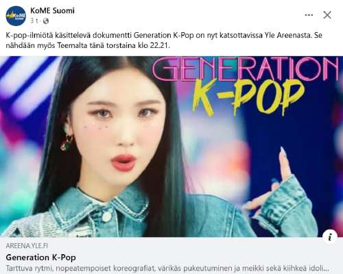 Generation K-pop – dokumentti Yle Areenassa