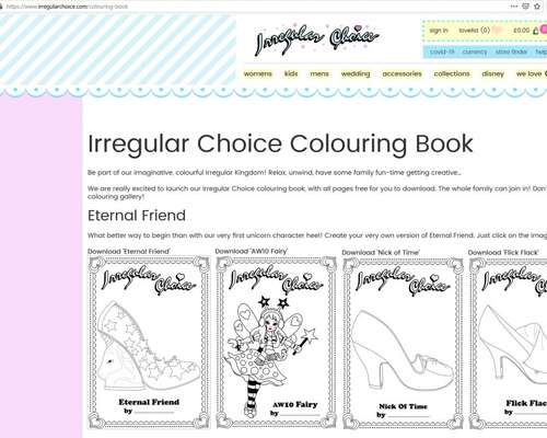 Irregular Choice värityskirja/kisa! IC colour...