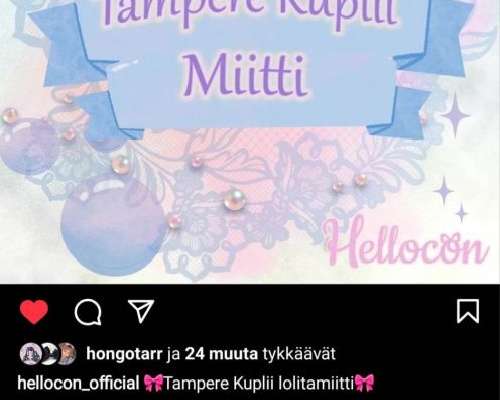 Tampere Kupliihin kaikille avoin lolitamiitti