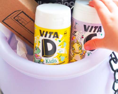 Testissä uudet Vitakids lasten vitamiinit