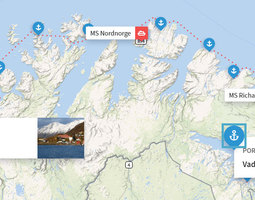 Hurtigruten sea voyage from Øksfjord to Vadsø