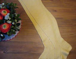 Knitted historical stockings, ohuet 1600-luvu...