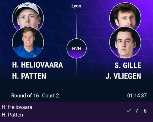 Lyon ATP250 R16, Heliövaara/Patten – Gille/Vl...