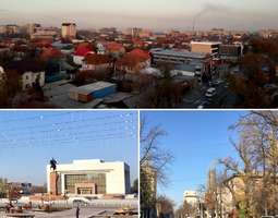 Kirgisian pääkaupunki Bishkek sekä ensivaikut...