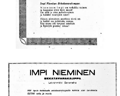OTTEITA LEIVONMÄEN LIIKE-ELÄMÄSTÄ 1933, osa 1...