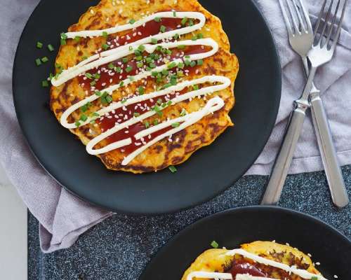 Okonomiyaki – japanilaista katuruokaa kaalista