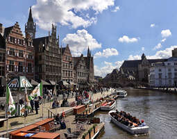Keskiaikainen Gent – viihtyisää belgialaistun...