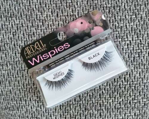The first time I bought myself false lashes