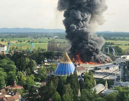 Maailmalta: Tuhoisa tulipalo Europa Parkissa