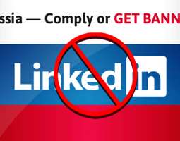Miksi LinkedIn kielletään Venäjällä, mutta Fa...