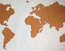 Diy: maailmankartta muistitaulu