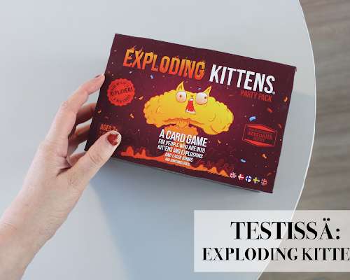 Testissä: exploding kittens