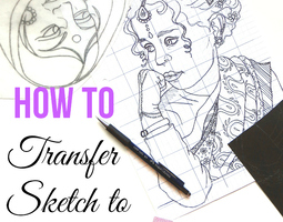 How to Transfer Sketch onto Painting Surface