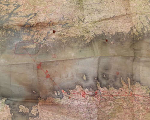 Soviet WW2 map case with full contents found ...