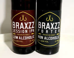 Braxzz Our Session IPA 0,2 % & Our Porter 0,0 %