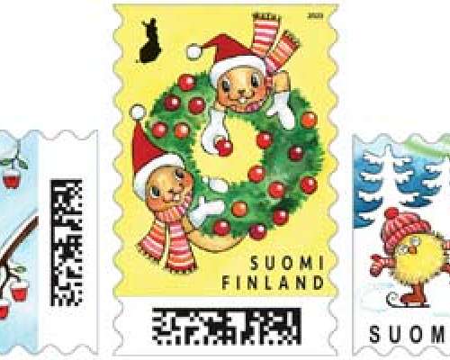 Joulupostimerkit 2023: Minna Lehväslaihon luo...