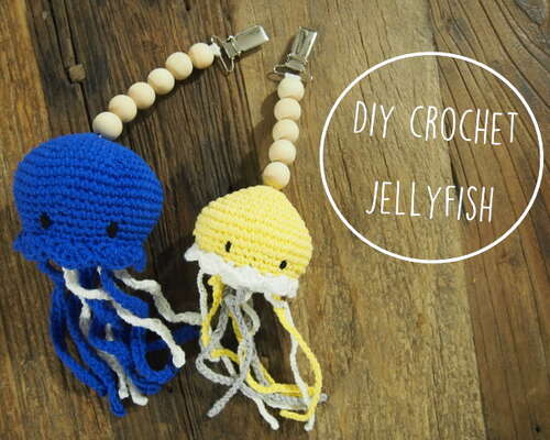 Virkattu lelu - jellyfish