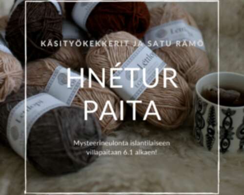 Islantilainen villapaita Hnetur, yhteisneulonta
