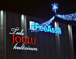Christmas lights in Kuopio