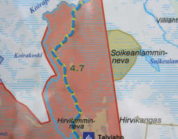 Salamajärvi: vetinen reitti Talviaholle
