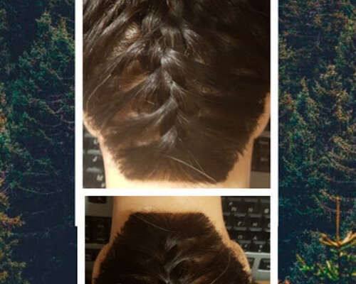 French braid Upside down By Me