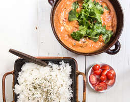 Nopea arkiruoka: intialainen curry