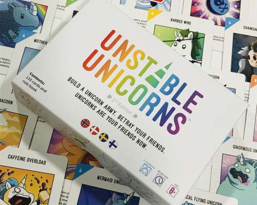 Unstable Unicorns -korttipeli: söpöjen yksisa...