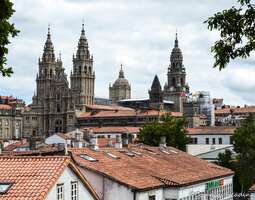 Santiago de Compostelan kuvakollaasi