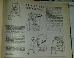 Jääkaapin hoito-ohje kesältä 1964