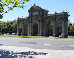 Puistoilua Madridissa