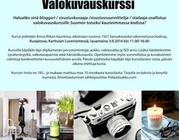 Haloo Kuopio ja valokuvaamisesta innostuneet ...