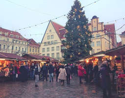 Tallinnan joulumarkkinoilla