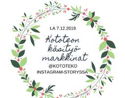 Kototeon käsityömarkkinan Instagram Storyssa ...