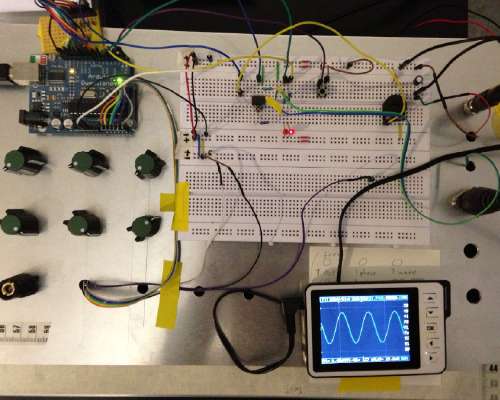 Arduino 8-bit bitwise modulation synthesizer