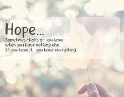 Pain is real. But so is hope.