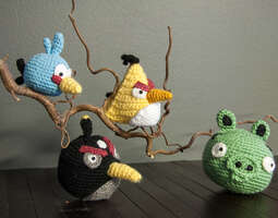 Angry Birds -amigurumit