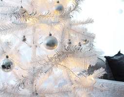 Valkoinen joulukuusi White Christmastree