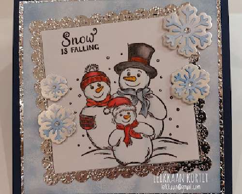 Lumiukot / Snowmen cards