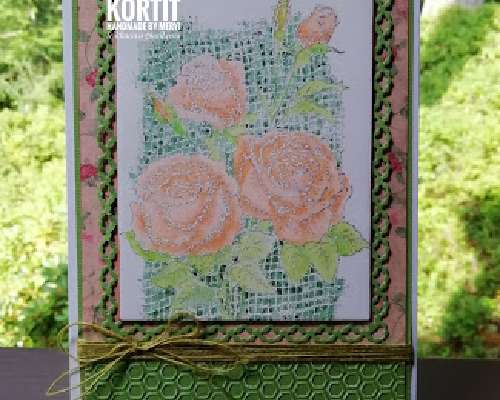 Ruusukortti - Card with Roses