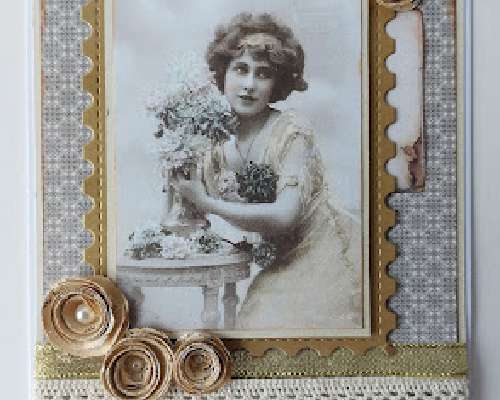 Vintage Lady Card
