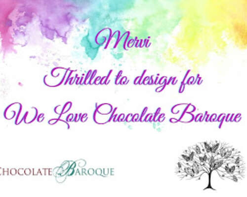 We Love Chocolate Baroque lokakuun korttihaaste