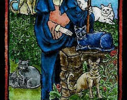 the Patron Saint of Cats and Gardens